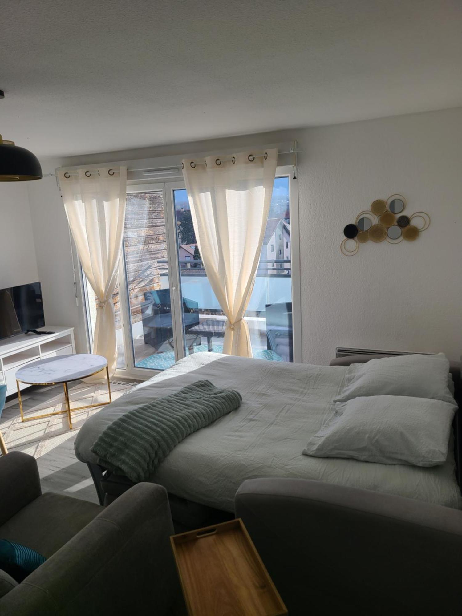 Appartement Joli T2 Proche Gare Avec Vue à Annemasse Extérieur photo