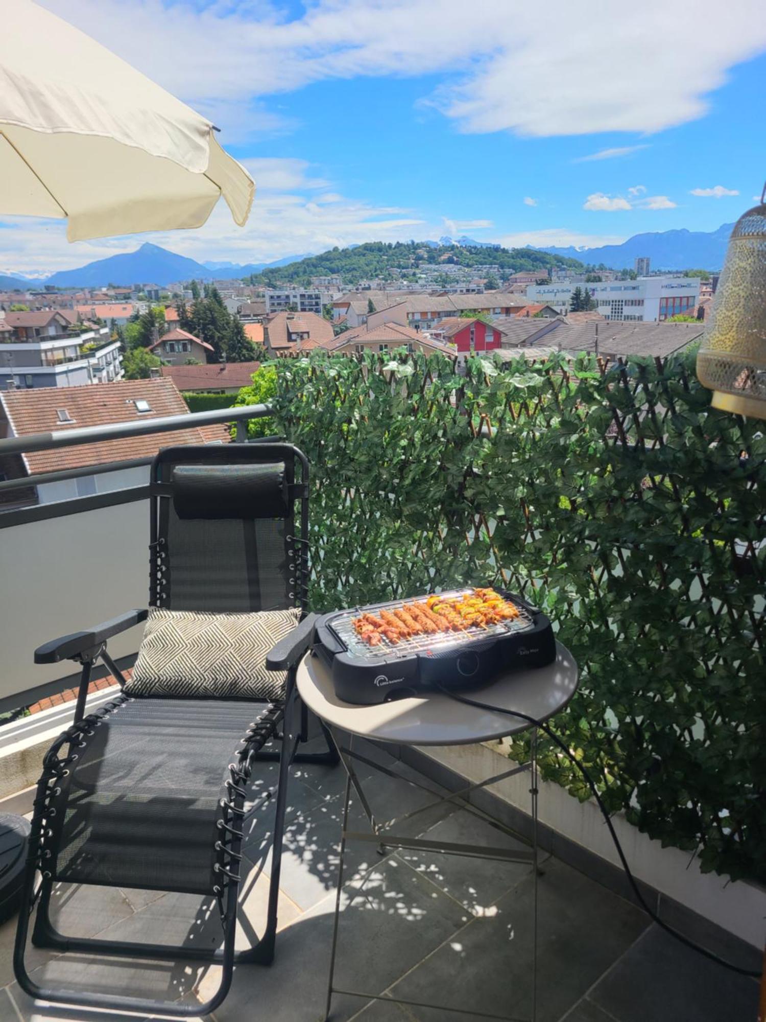 Appartement Joli T2 Proche Gare Avec Vue à Annemasse Extérieur photo