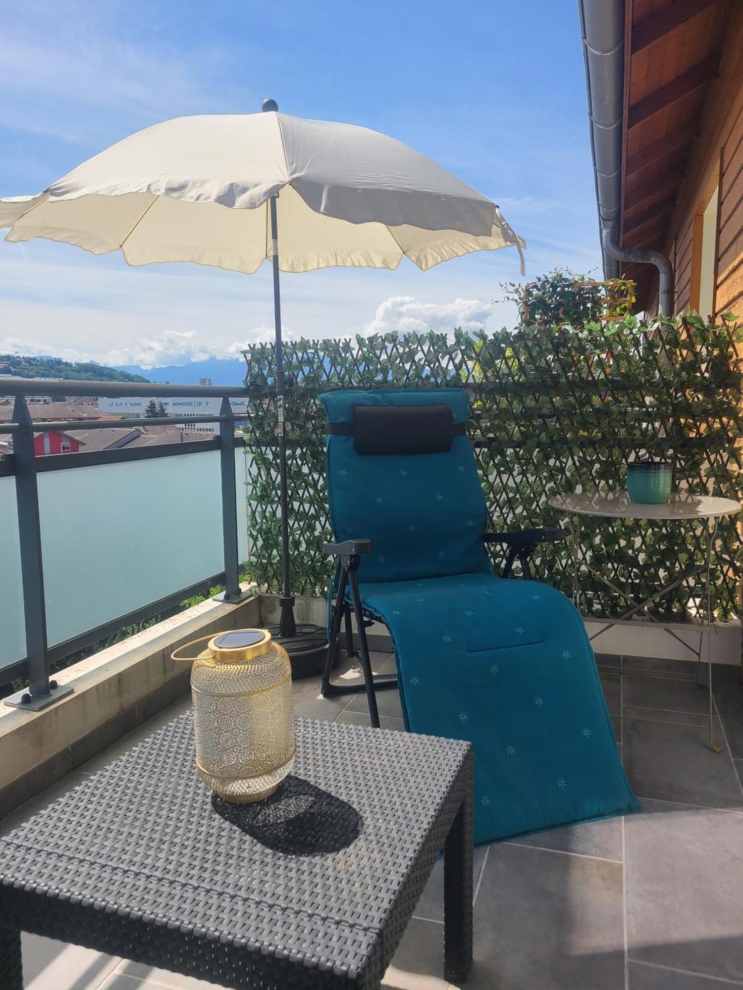 Appartement Joli T2 Proche Gare Avec Vue à Annemasse Extérieur photo